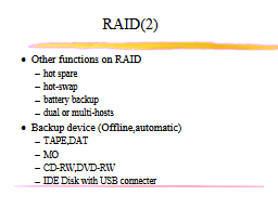 RAID(2)